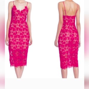 NWT! Bardot hot pink cocktail dress! Tried on...too big for me! Us 12 or xl!